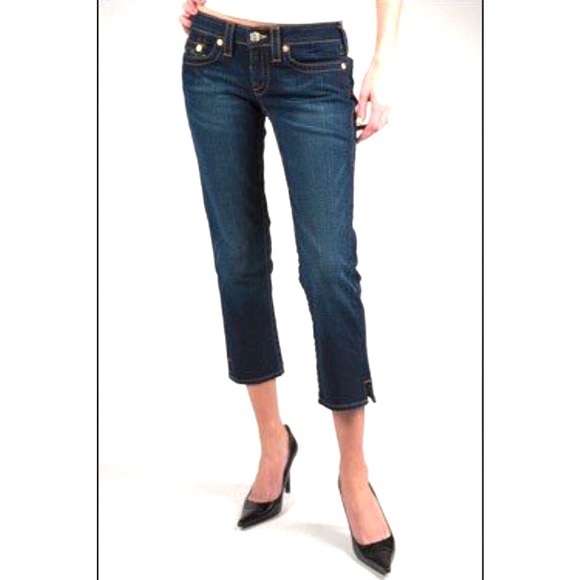true religion cropped jeans